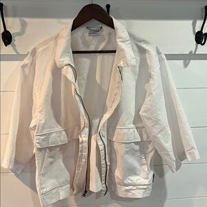 Women's Classic White Utility Jacket